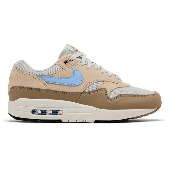 Nike Other - Mens Size 10 - Nike Air Max 1 Essential Light Bone Psychic Blue Running Shoes